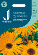 Johnsons Seeds Calendula 'Pot Marigold' Nova
