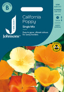 Johnsons Seeds California Poppy Single Mixed