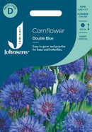 Johnsons Seeds Cornflower Double Blue