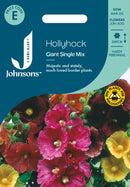 Johnsons Seeds Hollyhock Giant Single Mixed