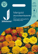 Johnsons Seeds Marigold (French) Dwarf Double Mixed