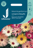 Johnsons Seeds Mesembryanthemum Livingstone Daisy Mixed