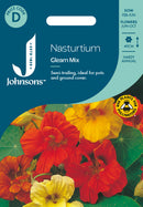 Johnsons Seeds Nasturtium Gleam Mixed