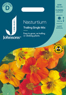 Johnsons Seeds Nasturtium Trailing Single Mixed