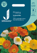 Johnsons Seeds Poppy Iceland Mixed
