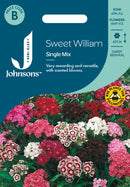 Johnsons Seeds Sweet William Single Mixed