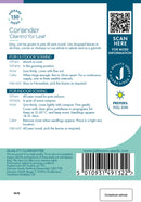 Johnsons Seeds Coriander 'Cilantro' For Leaf