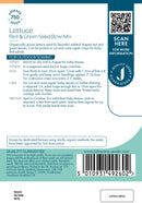 Johnsons Seeds Organic Lettuce Red & Green Salad Bowl Mix