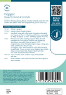 Johnsons Seeds Peppers (Sweet) Corno di toro Mix