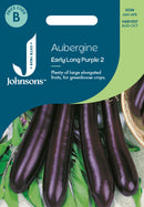 Johnsons Seeds Aubergine Early Long Purple 2 