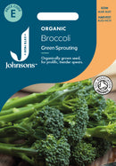 Johnsons Seeds Organic Broccoli Green Sprouting