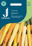 Johnsons Seeds Carrot Rainbow F1
