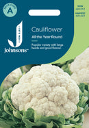 Johnsons Seeds Cauliflower All The Year Round