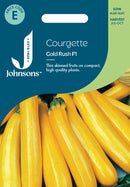 Johnsons Seeds Courgette Gold Rush F1