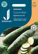 Johnsons Seeds Organic Cucumber Marketmore 70 