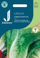 Johnsons Seeds Lettuce Lobjoits Green Cos