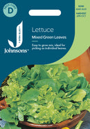 Johnsons Seeds Lettuce Mixed Green Leaves
