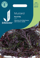 Johnsons Seeds Mustard Red Frills