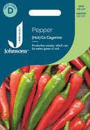 Johnsons Seeds Pepper (Hot) De Cayenne