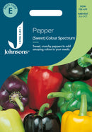 Johnsons Seeds Pepper (Sweet) Colour Spectrum