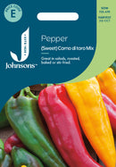 Johnsons Seeds Peppers (Sweet) Corno di toro Mix