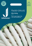 Johnsons Seeds Radish (Mooli) Mino Early