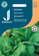 Johnsons Seeds Organic Spinach Renegade F1