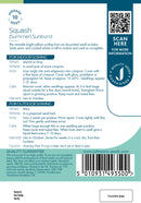Johnsons Seeds Squash (Summer) Sunburst F1