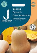 Johnsons Seeds Organic Squash (Winter) Early Butternut 