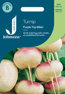 Johnsons Seeds Turnip Purple Top Milan