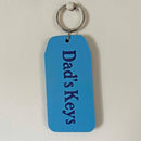 Dad's Keys Wooden Keyring