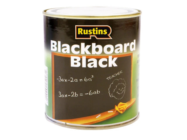 Rustins Quick Dry Blackboard Paint Black 1 Litre