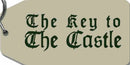 The Key To The Castle Wooden Keyring