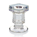 Premier Hexagonal Clear Glass Tapered Candle Holder AC205077