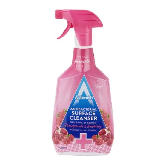 Astonish Anti-Bacterial Surface Cleaner Pomegranate & Raspberry 750ml