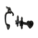 Centurion 200mm Tudor Style Thumb Latch Black