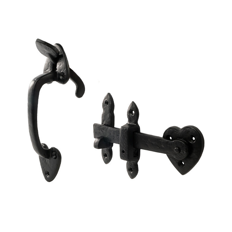 Centurion 200mm Tudor Style Thumb Latch Black
