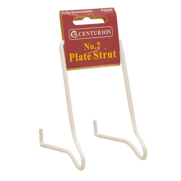 Centurion No 2 100mm White Plastic Coated Plate Strut