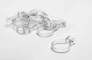 Croydex Shower Clear Curtain Rings Pack of 12