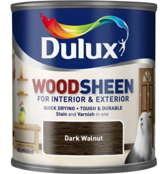 Dulux Quick Dry Interior/Exterior Woodsheen Dark Walnut 750ml