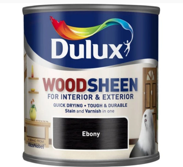 Dulux Quick Dry Interior/Exterior Woodsheen Ebony 750ml
