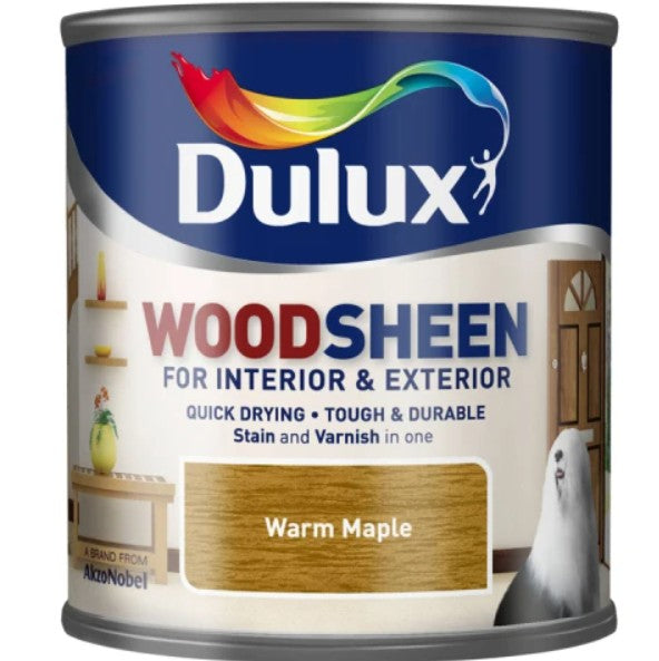 Dulux Quick Dry Interior/Exterior Woodsheen Warm Maple 750ml