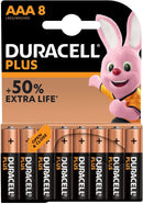 Duracell Plus - AAA Batteries - Pack of 8