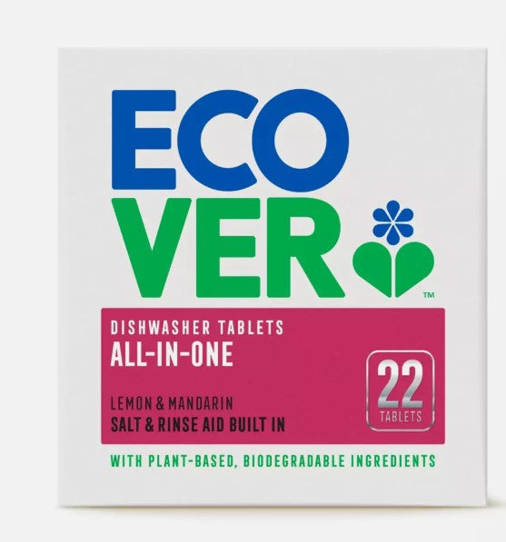 Ecover All In One Pack of 22 Dishwasher Tablets