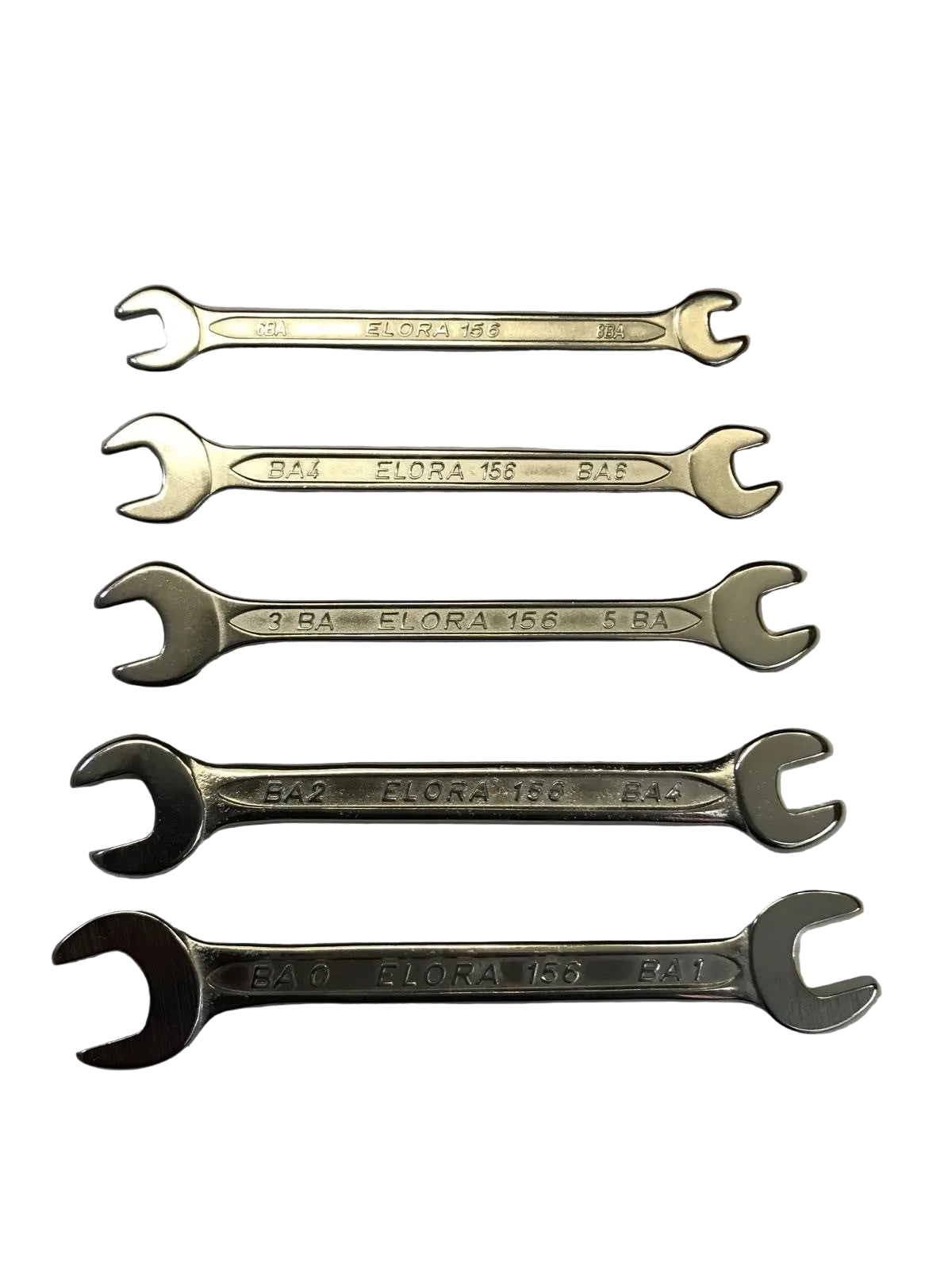 Elora 156S Midget Open End Spanner Set | 5-Piece BA Sizes – Thorns DIY
