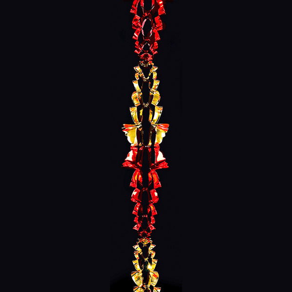 Premier Red & Gold Christmas Foil Garland 2.7M x 20cm 6 Section 