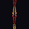 Premier Red & Gold Christmas Foil Garland 2.7M x 20cm 6 Section 