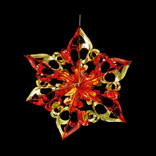 Premier Red & Gold Christmas Foil Star Design 2