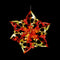 Premier Red & Gold Christmas Foil Star Design 2