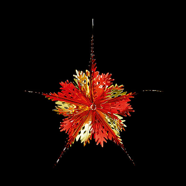 Premier Red & Gold Christmas Foil Star Design 3